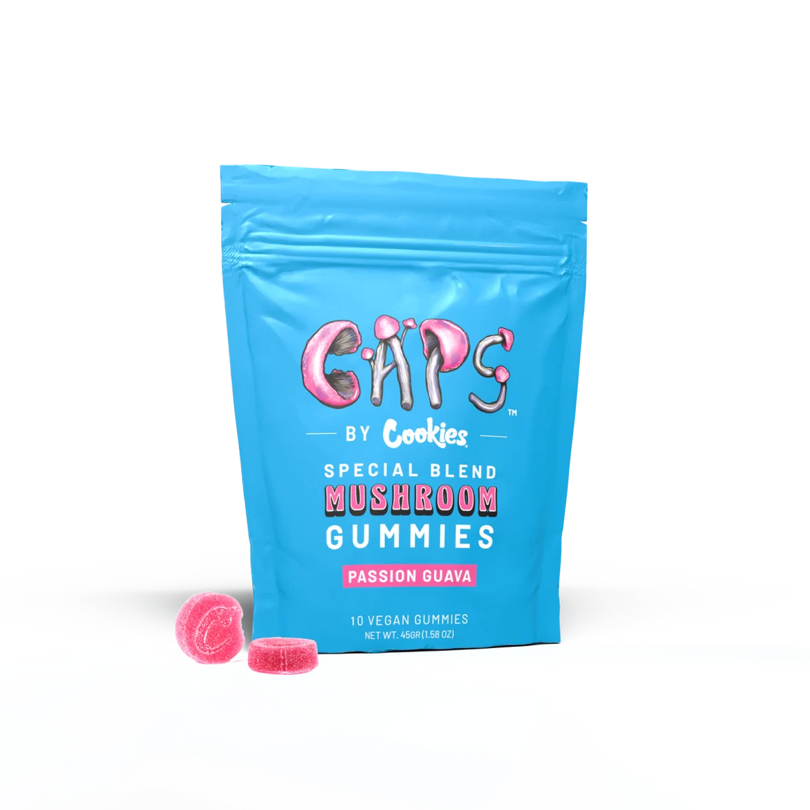 Cookies - Mushroom Gummy 6mg 10ct Bag - Passion Guava