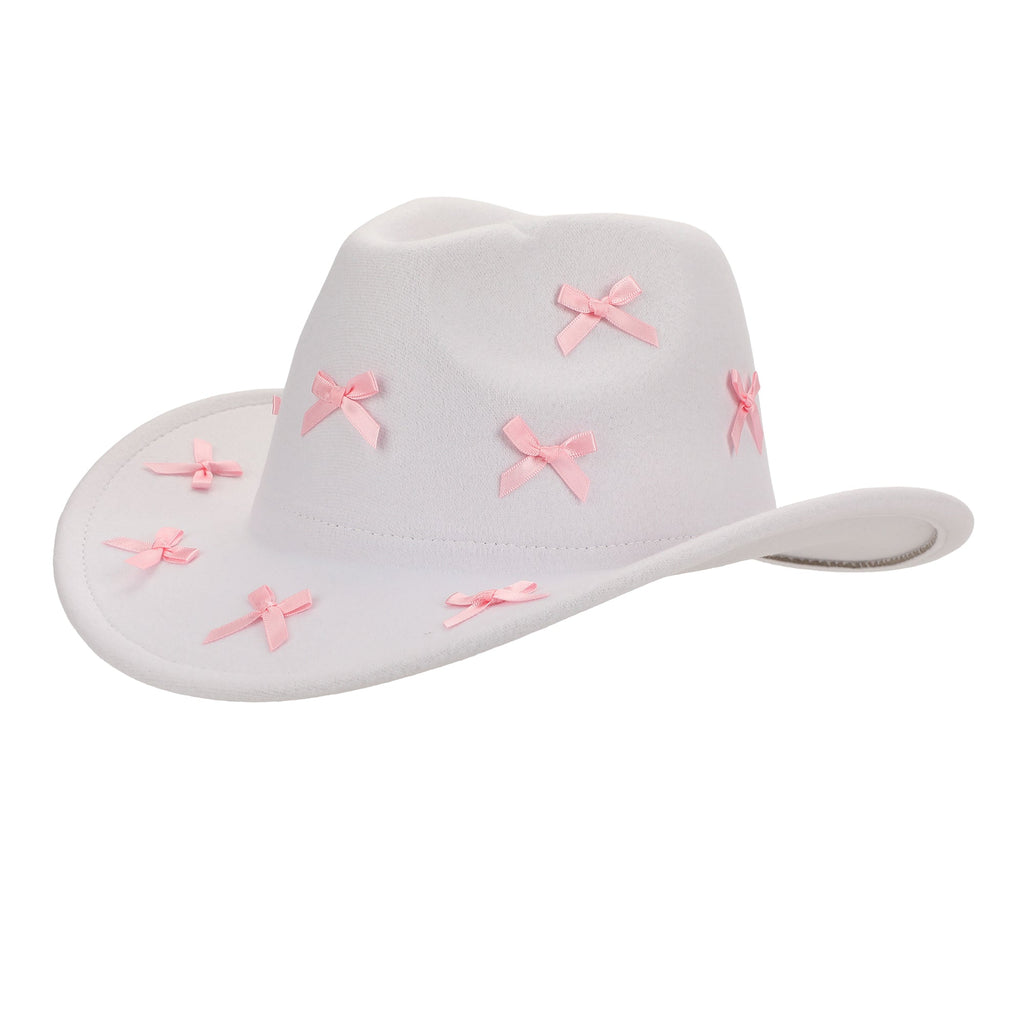 Howdy Darling Bow-Detailed Cowboy Hat