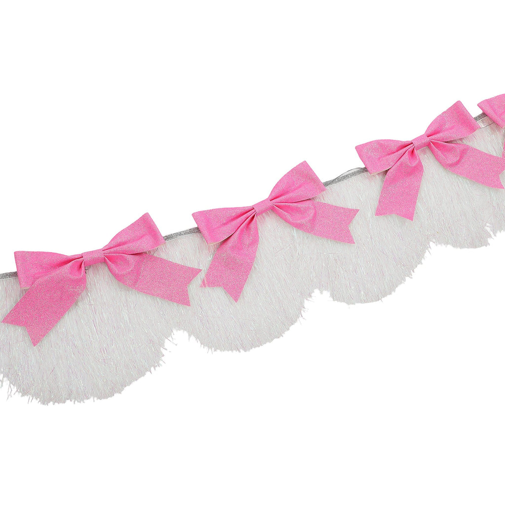 Glitter Bows & Fringe Reusable Party Garland