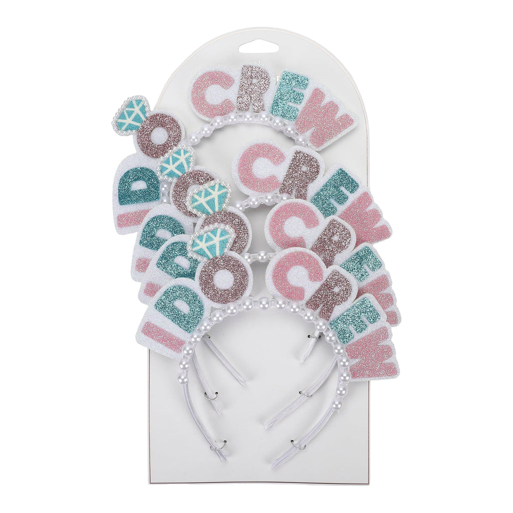 I Do Crew Novelty Headband Set (4ct)