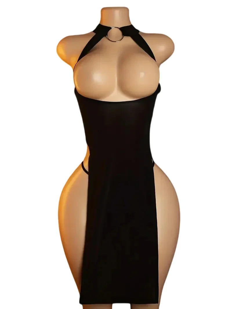 Bodysuit Women's Ultra Hot Open Top Dresses