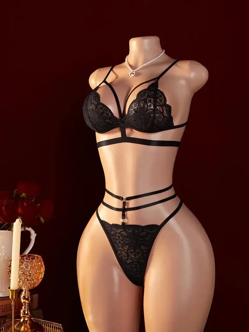 Sexy Lingerie Open Bra And Panty Sets