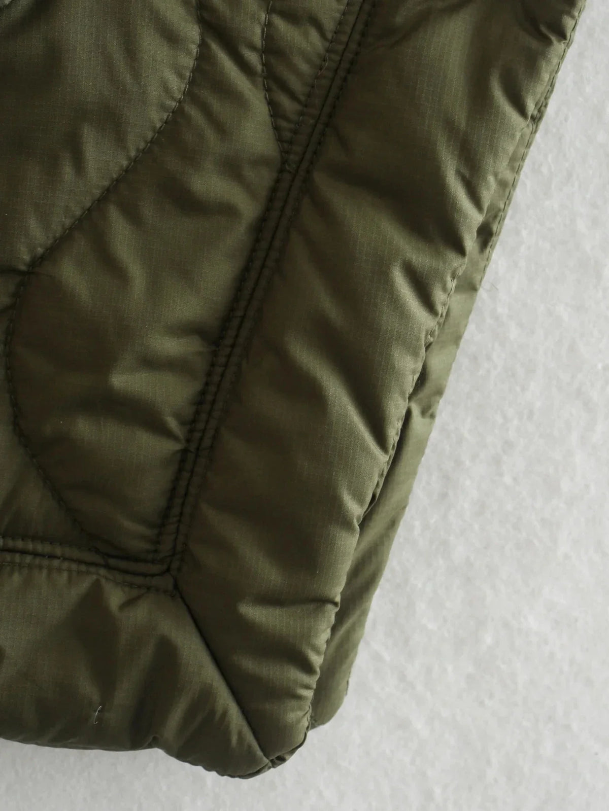 Quilted Argyle Coat Cape Rainproof Jacket