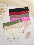 8PCS/Set Women's Seamless Low Rise Comfortable Panties