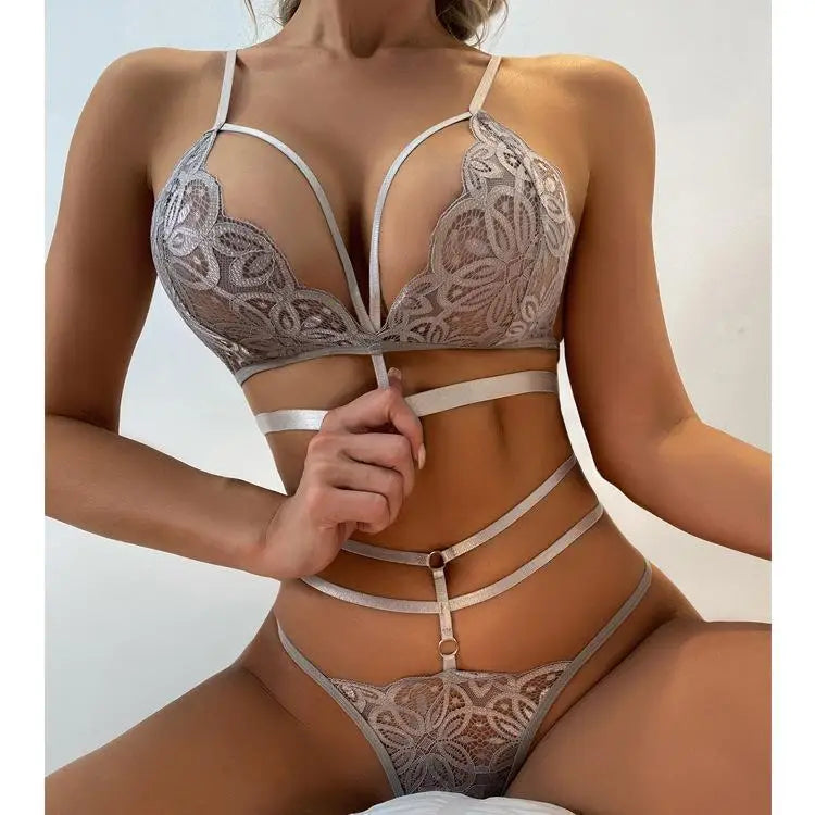 Sexy Lingerie Open Bra And Panty Sets
