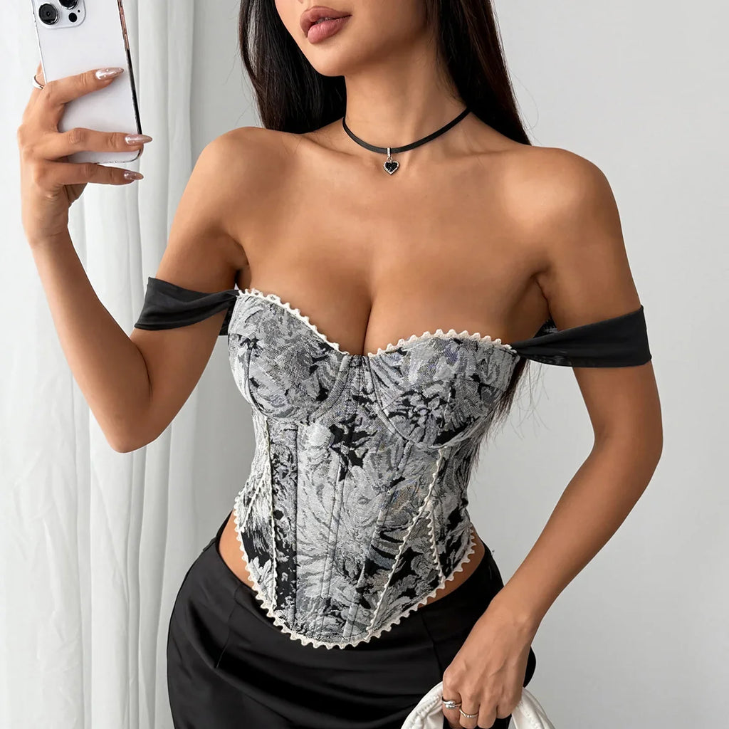 Vintage Strap Floral Tank Top French Style Camisole