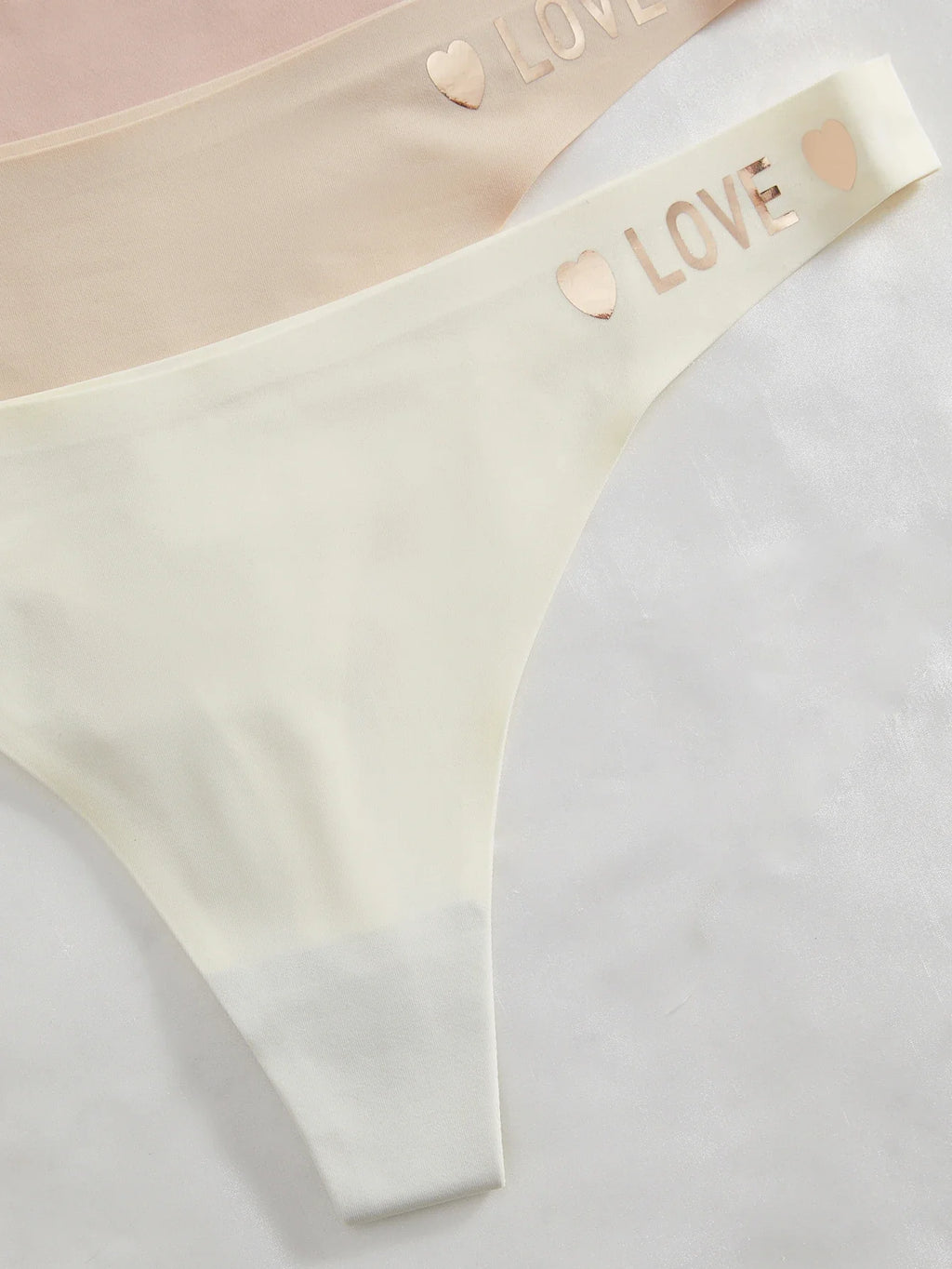 8PCS Seamless Underwear Waistband Soft Girls Sexy Thong Solid Panty Female Intimate