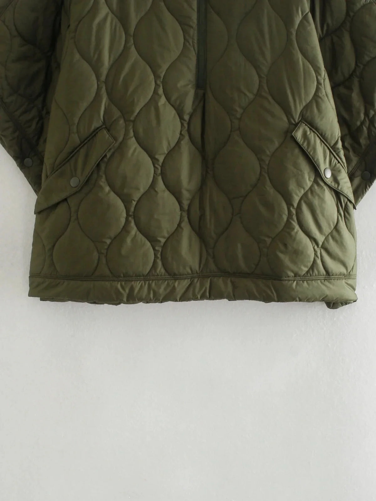 Quilted Argyle Coat Cape Rainproof Jacket