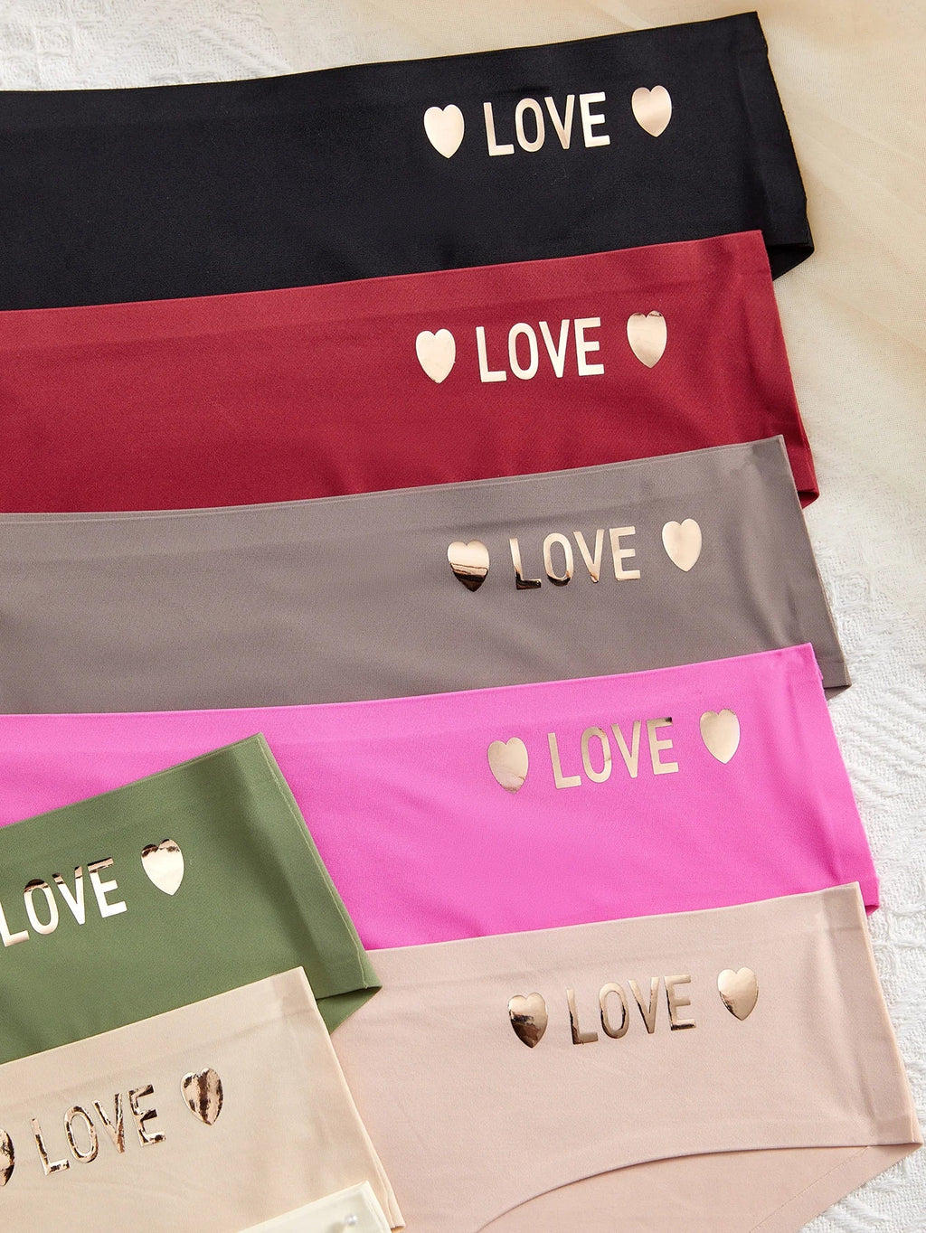 8PCS/Set Women's Seamless Low Rise Comfortable Panties