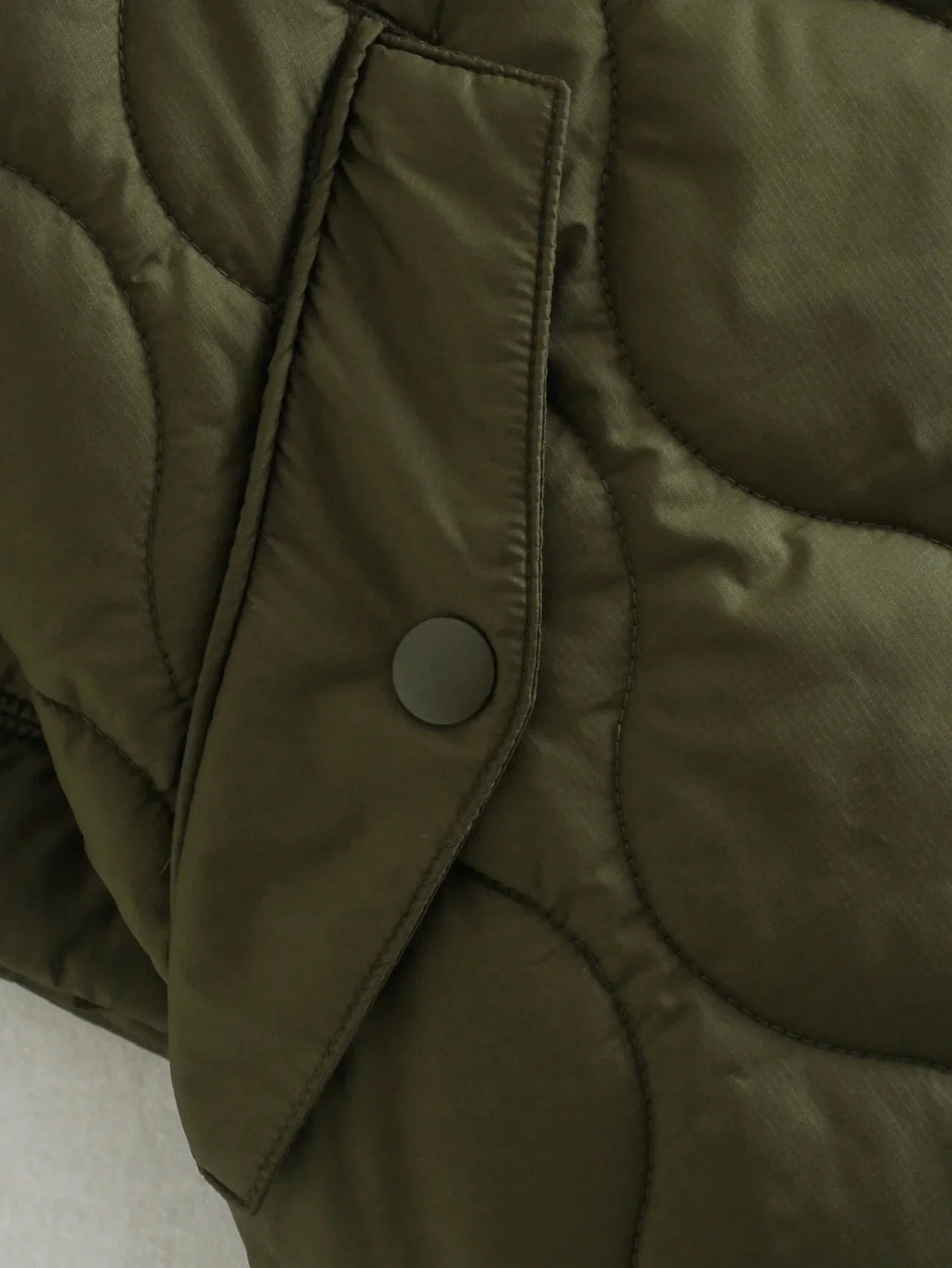 Quilted Argyle Coat Cape Rainproof Jacket