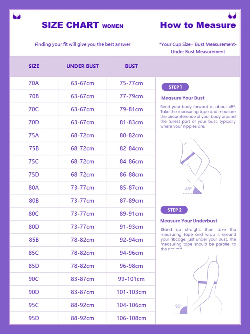 Adjustable Bralette Lace Underwire Bra