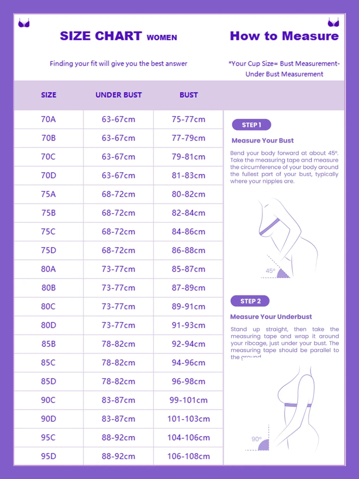 Adjustable Bralette Lace Underwire Bra