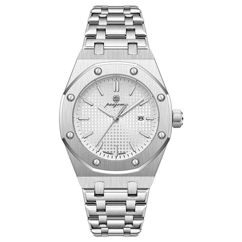 PAAZOMU Top Luxury Man Watch Waterproof Luminous Date Men Watch Stainless Steel Male Clock Sport Fashion Men's Quartz Watches