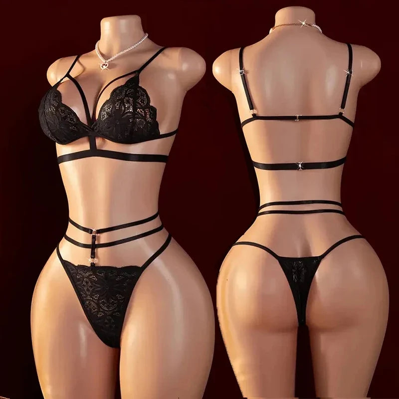Sexy Lingerie Open Bra And Panty Sets
