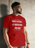 Hustle In Silence | Red Premium Sweatshirt | Bold, Driven & Unstoppable