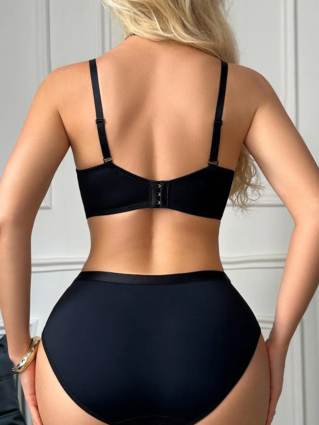 Stylish Color Block Women's Underwear Set