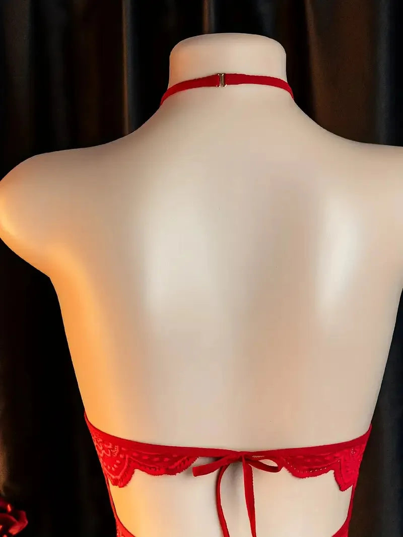 Lingerie Teddy Body Suit Pajamas V-neck Hot Underwear