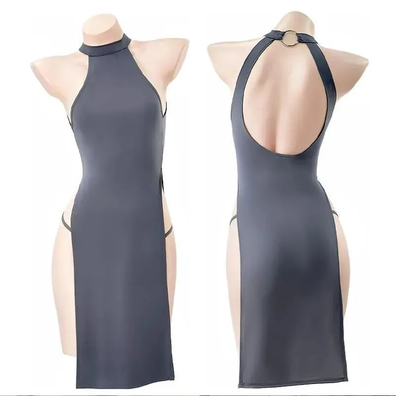 Bodysuit Women's Ultra Hot Open Top Dresses