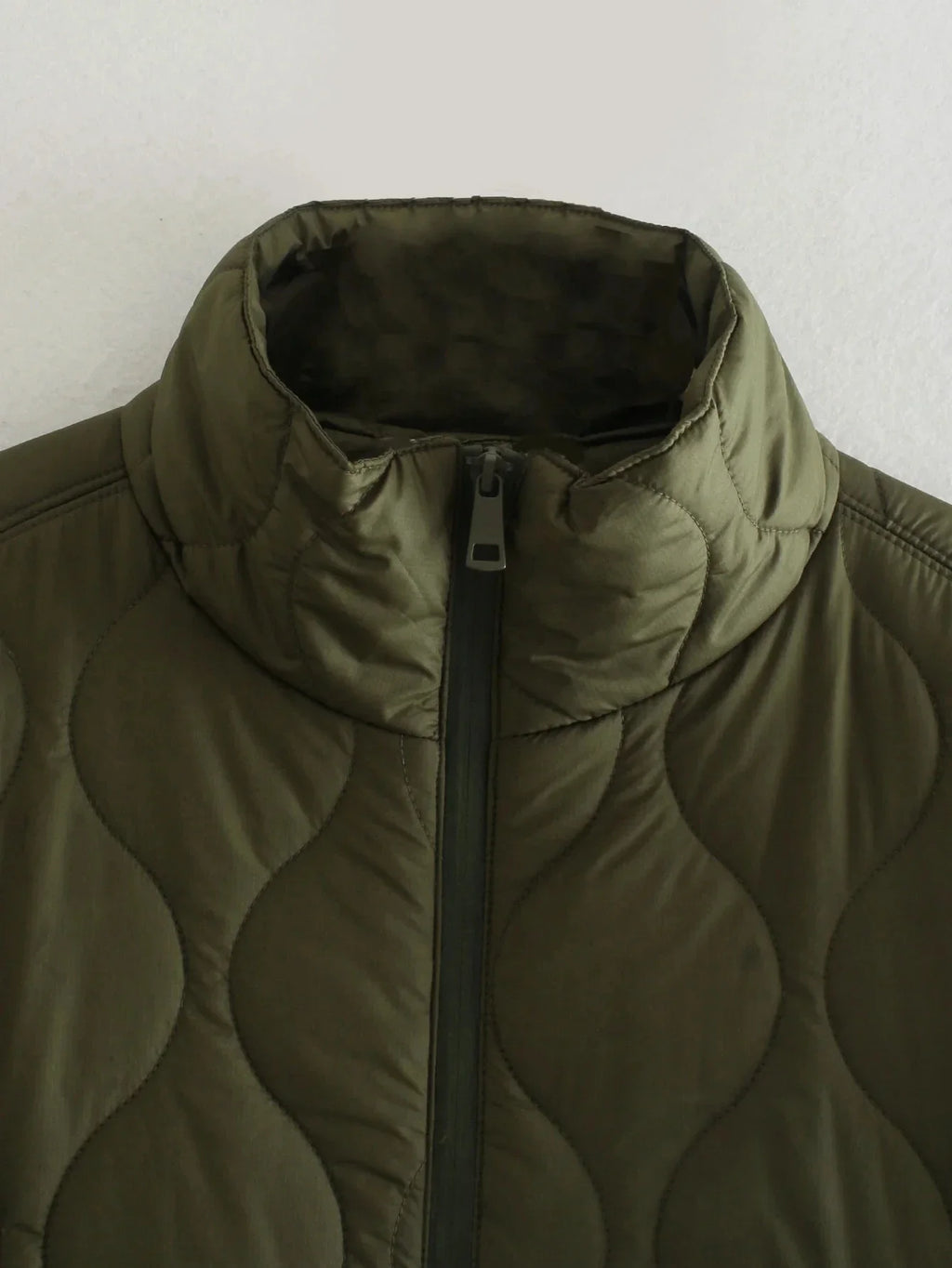 Quilted Argyle Coat Cape Rainproof Jacket