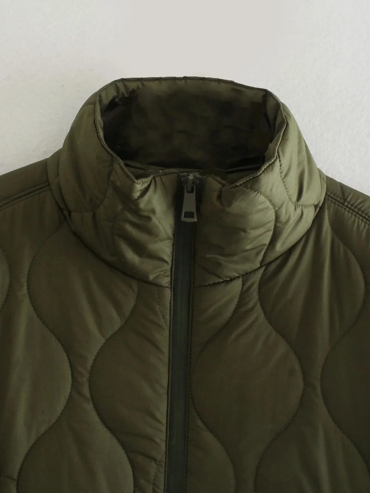 Quilted Argyle Coat Cape Rainproof Jacket