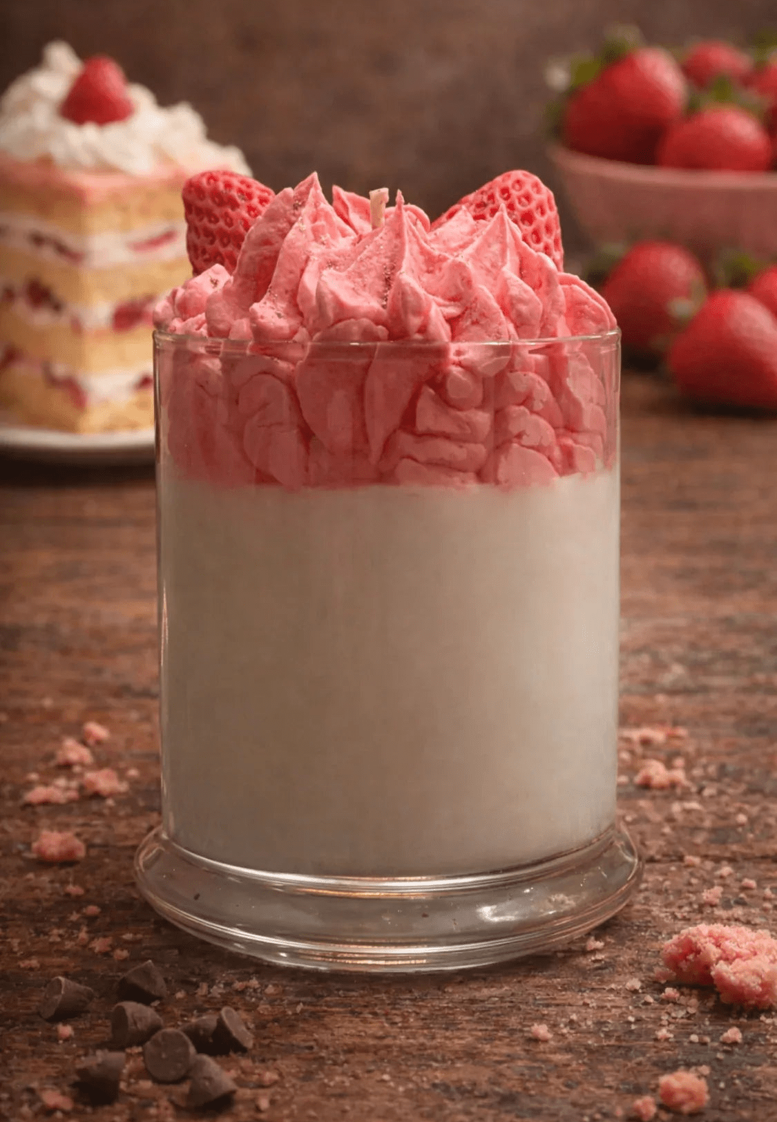 Strawberry Shortcake – Dessert Scented Candle