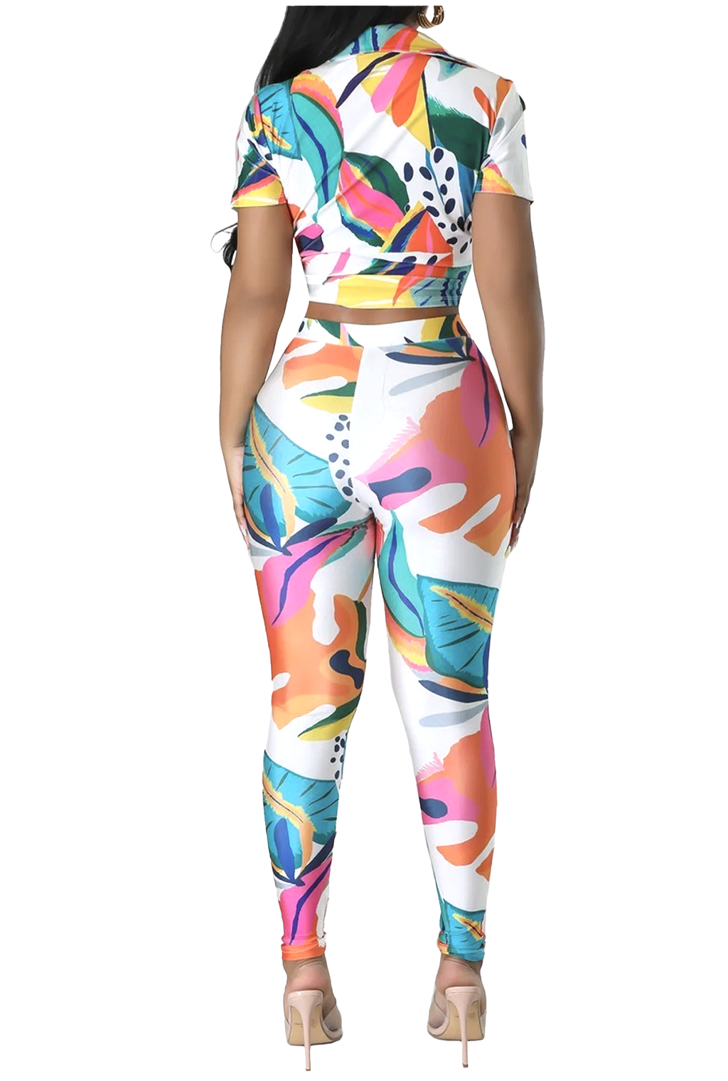 Two Piece Print Legging Set