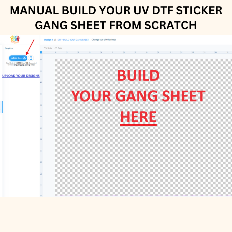 UV DTF - BUILD YOUR GANG SHEET
