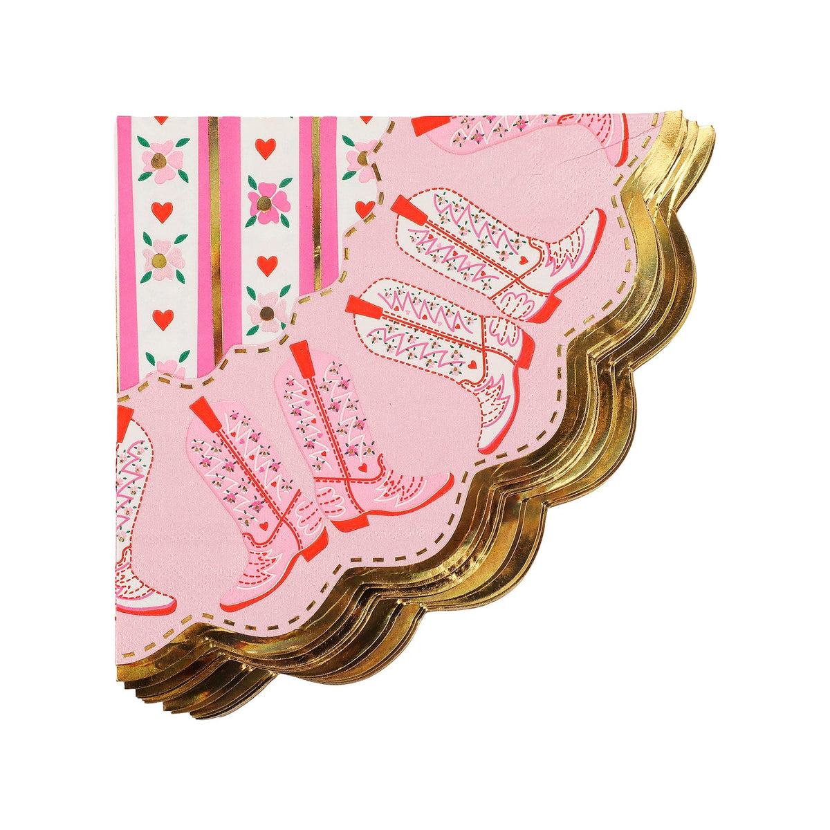 Boot Scoot Blooms Napkins (20 ct)