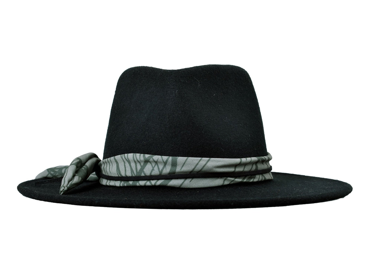 Wool Felt Hat Rain Forest