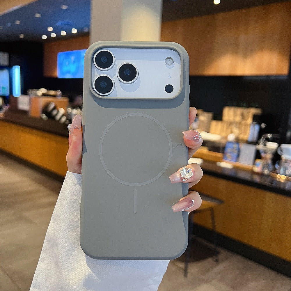 Large Hole Silicone Magnetic iPhone Case