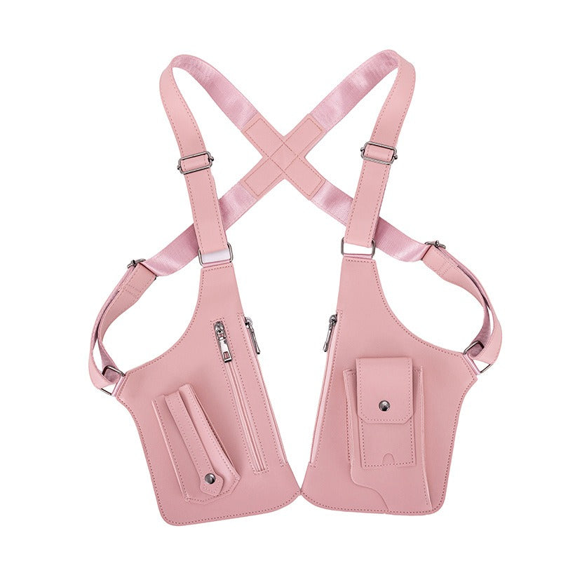Men's Retro Underarm Backpack Belt Bag