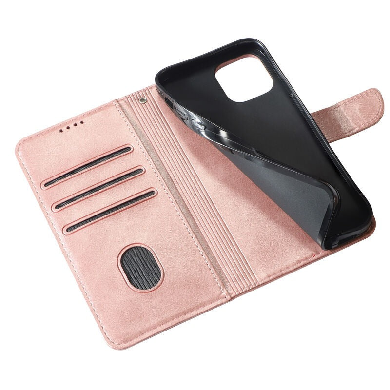 Deer-Print Leather Phone Case