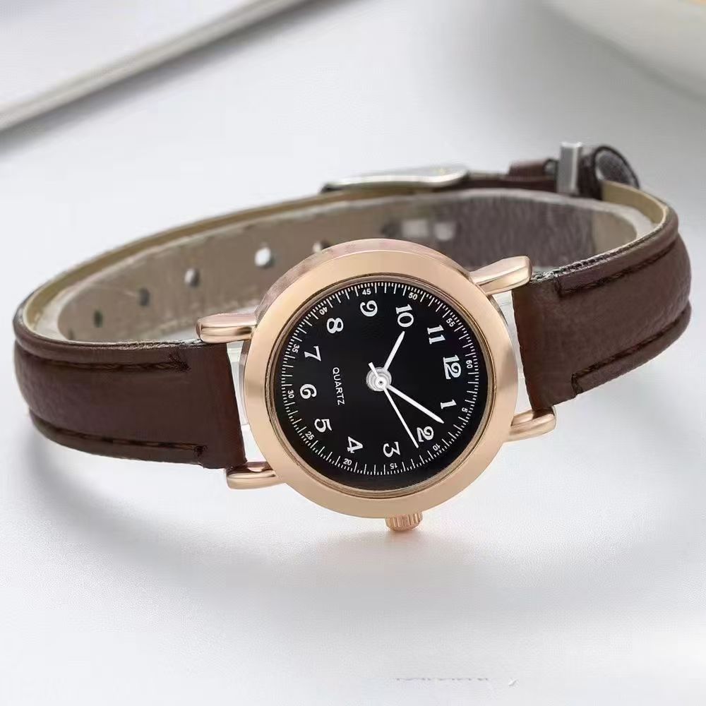 Female Student Korean Style Cute Literary Thin Strap Small Dial Couple Watch