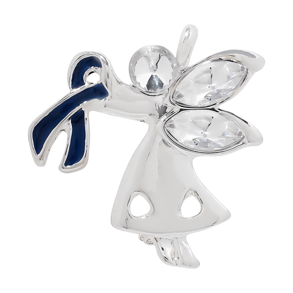 10/25/50/100 Angel By My Side Dark Blue Ribbon Pins