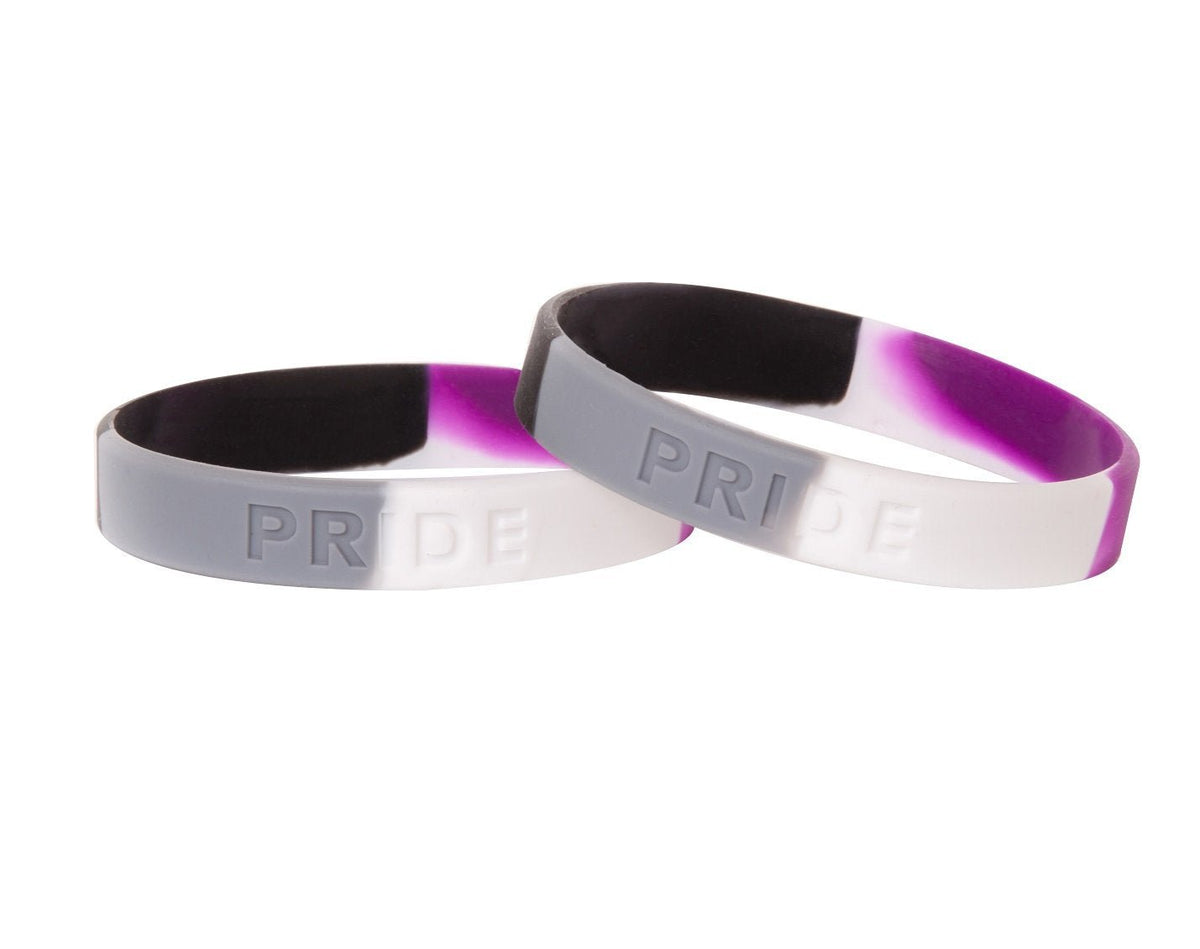 5/10/50/100 Asexual Silicone Bracelets