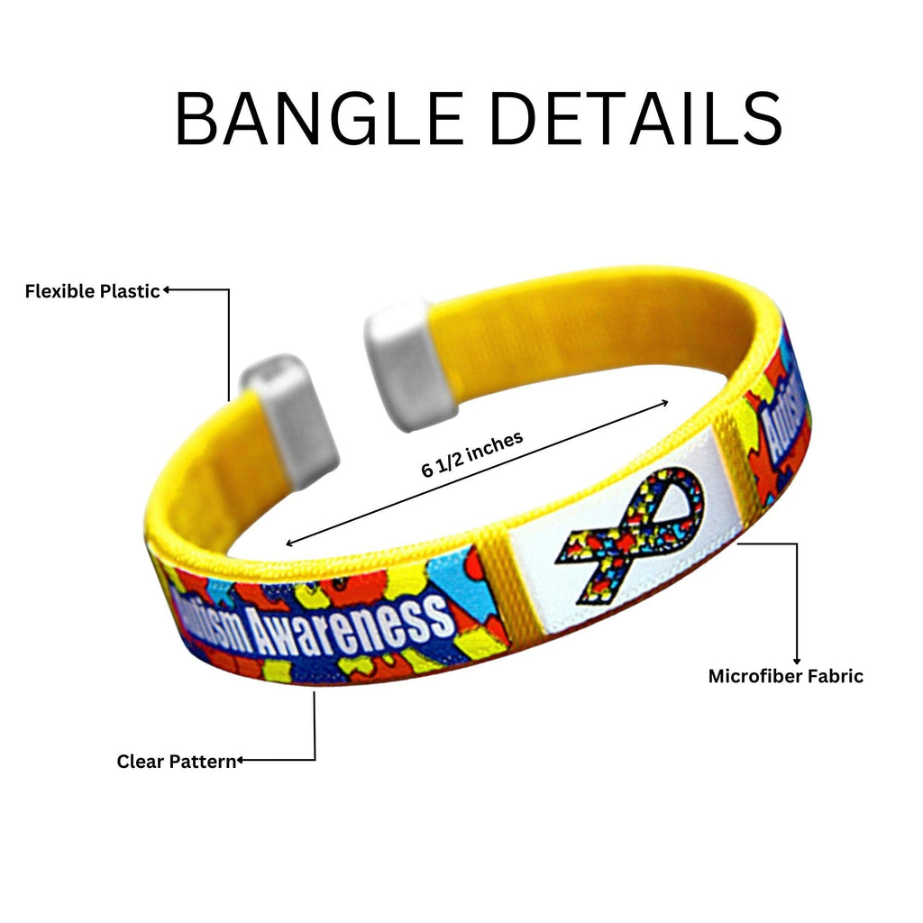 5/10/25 Bulk Autism Awareness Bangle Bracelets