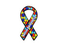 50 Autism Awareness Paper Ribbons (50/Pack)