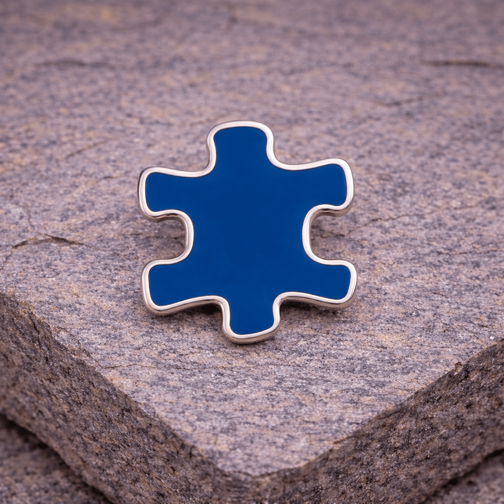 5/10/25/100 Bulk Autism Blue Puzzle Piece Pins