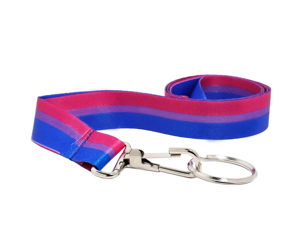 1/5/10/25 Bisexual Flag Lanyards
