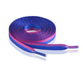 1/5/10/25/100 Bulk Bisexual Flag Shoe Laces