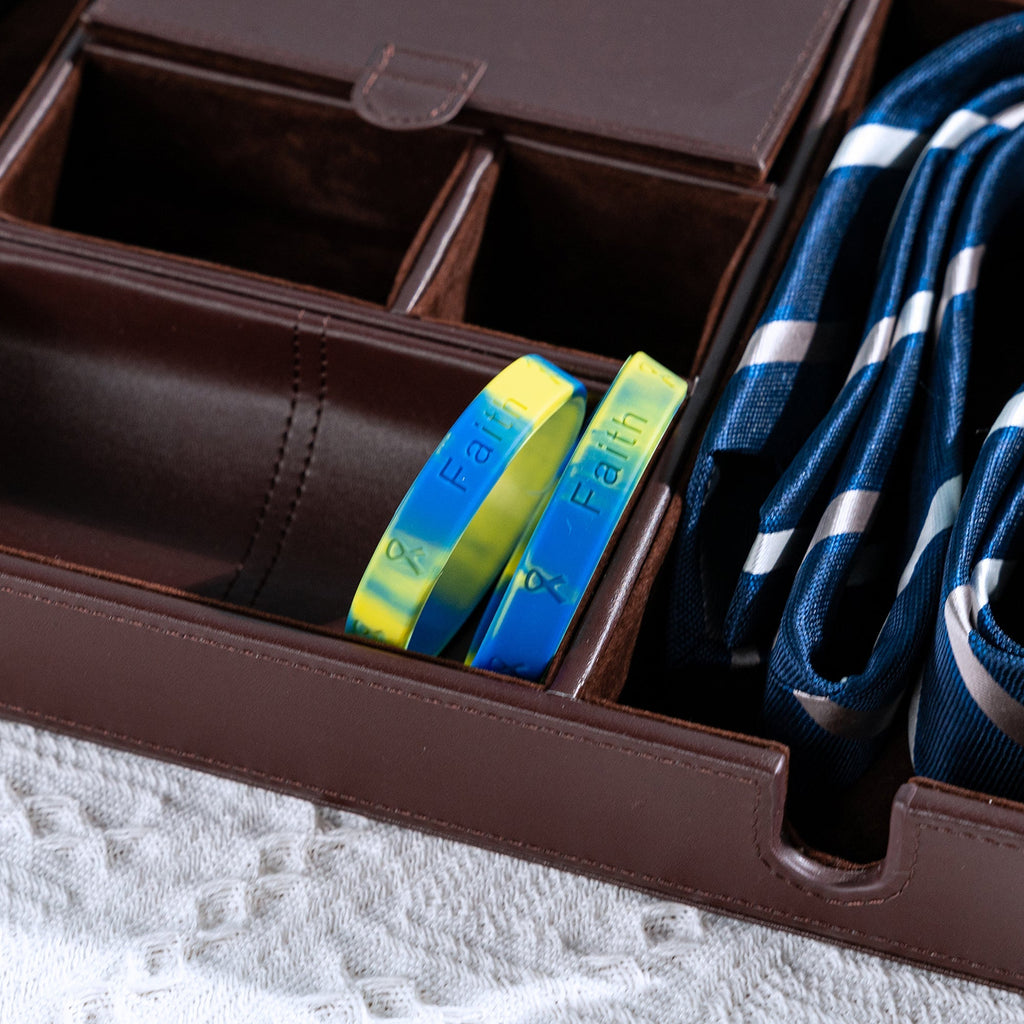 5/10/50/100 Blue & Yellow Silicone Bracelets