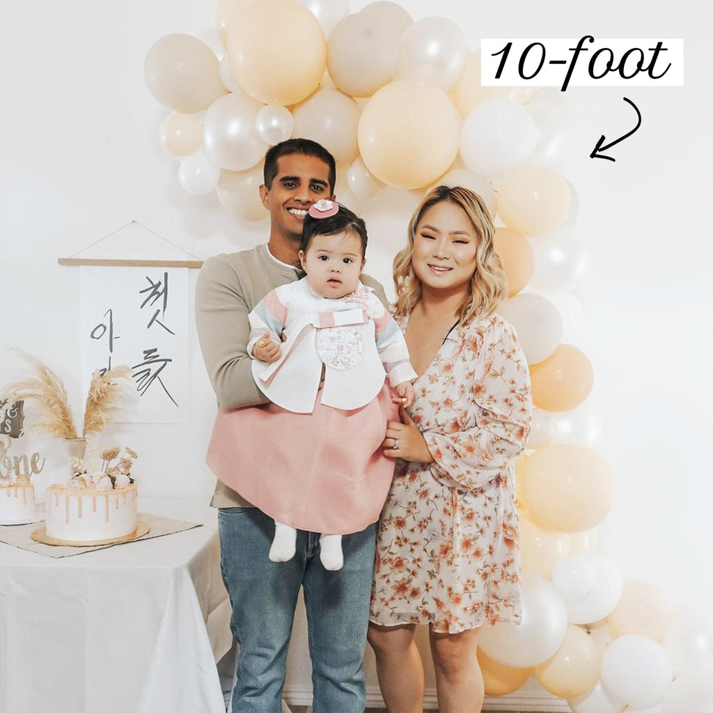 Boho Neutral Balloon Garland Kit | Blush, White, Sand and Pearl