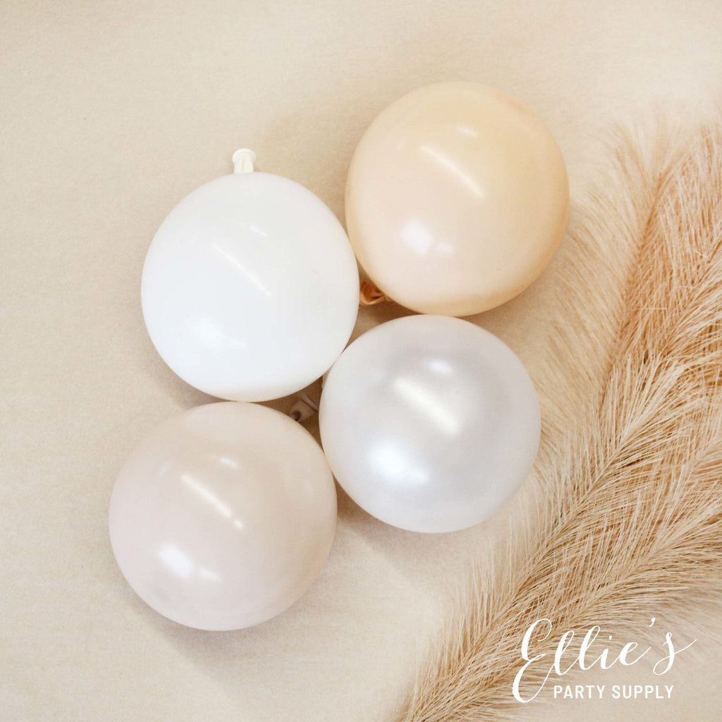 Boho Neutral Balloon Garland Kit | Blush, White, Sand and Pearl