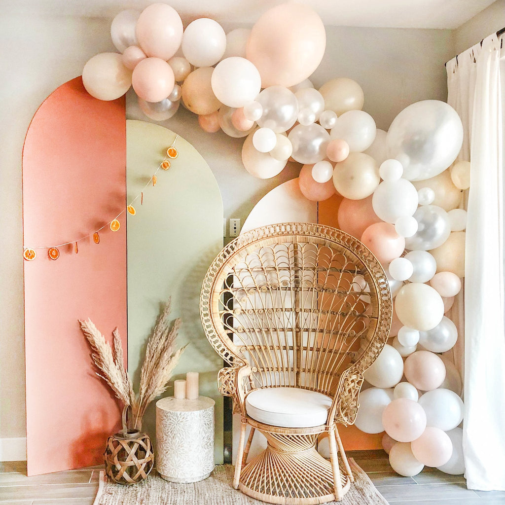 Boho Neutral Balloon Garland Kit | Blush, White, Sand and Pearl