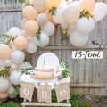 Boho Neutral Balloon Garland Kit | Blush, White, Sand and Pearl