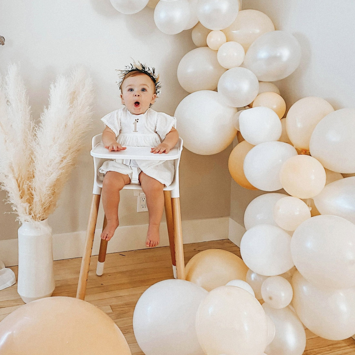 Boho Neutral Balloon Garland Kit | Blush, White, Sand and Pearl