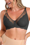 Unlined Lace Underwire Bra