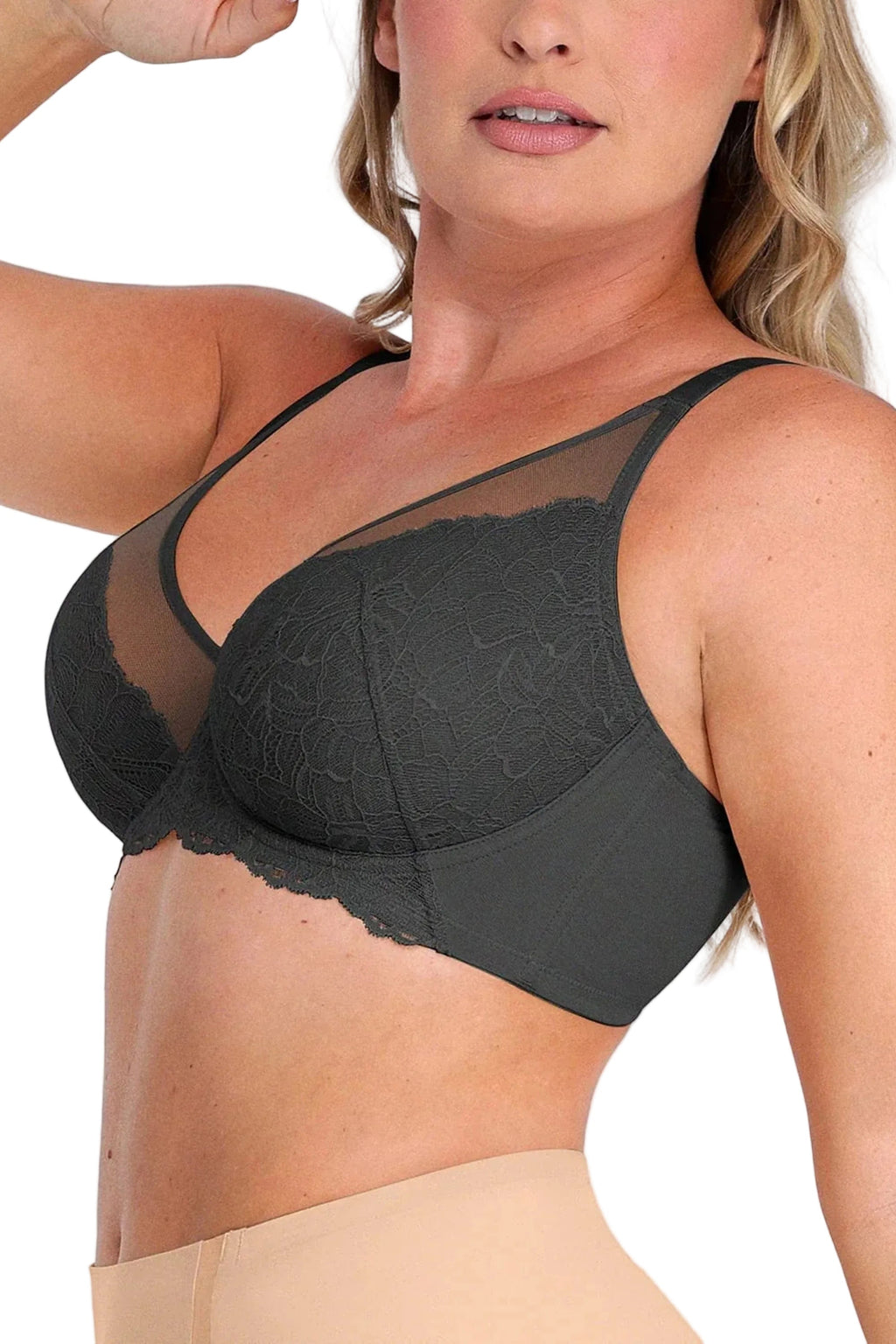 Unlined Lace Underwire Bra