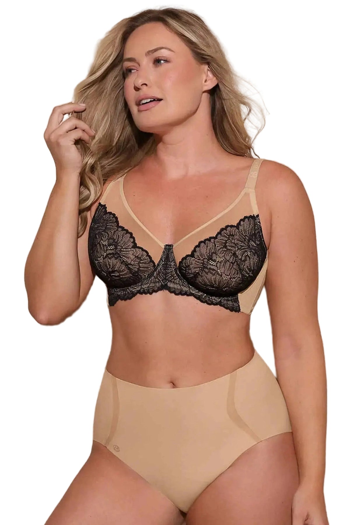Unlined Lace Underwire Bra