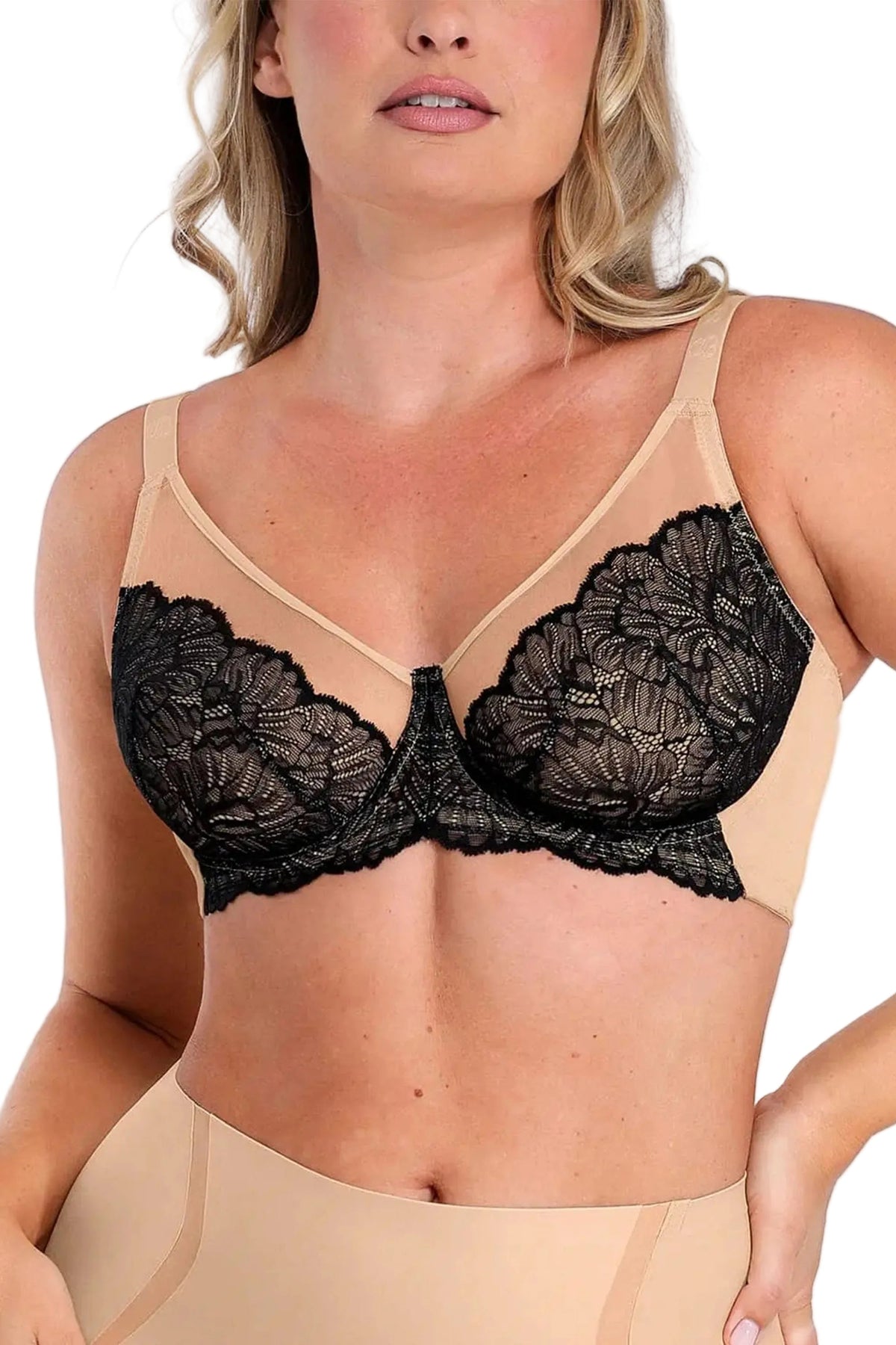 Unlined Lace Underwire Bra